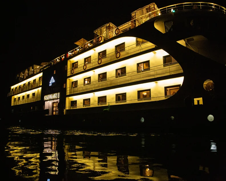 Exterior view of the MS Champollion II Nile Cruise Nile cruise ship